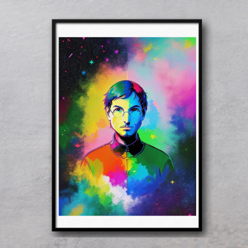 Printable artpiece inspired by Steve Jobs